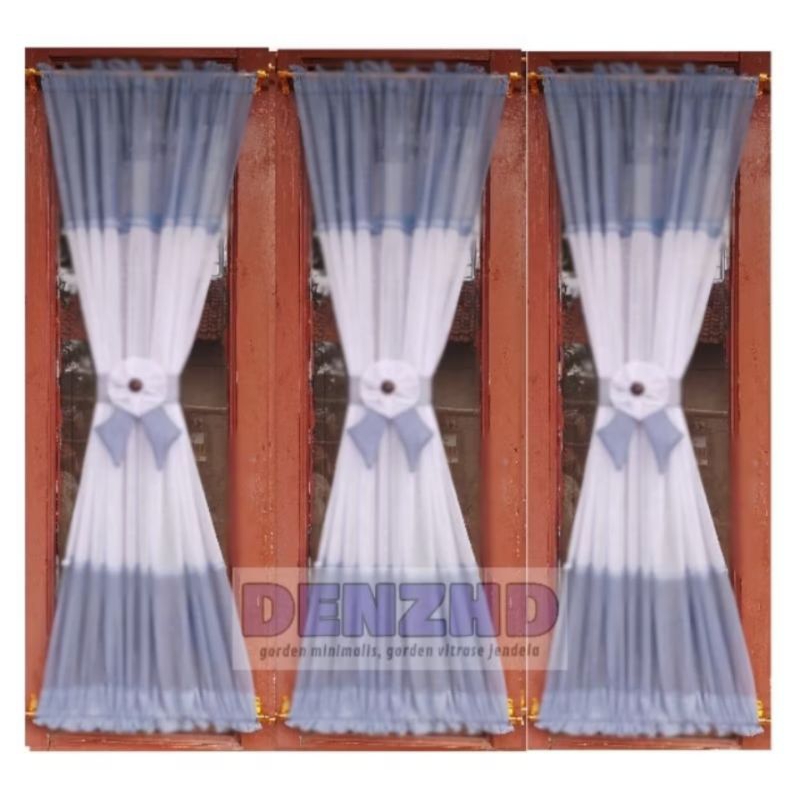 gorden vitrase kupu-kupu vita kupu-kupu motif terbaru