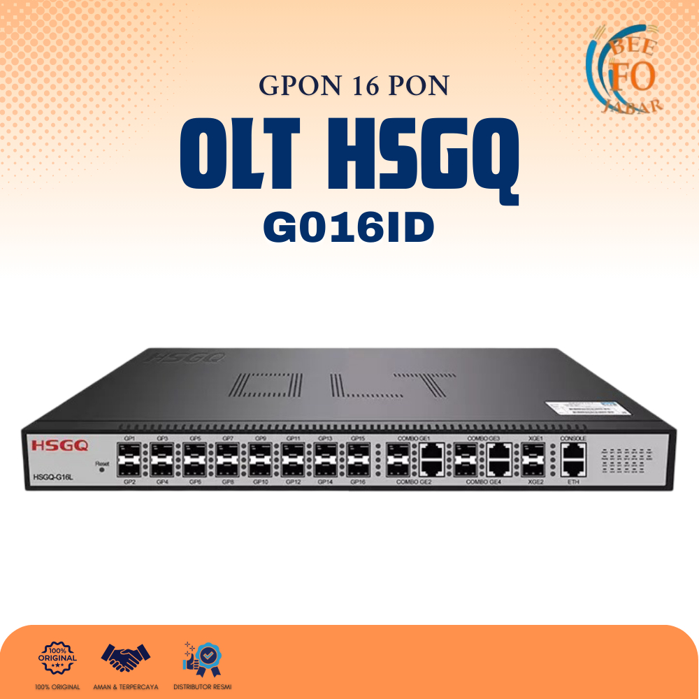 OLT GPON 16 PON HSGQ TYPE G016 10G AC/DC +SFP GPON 7dB, 8dB