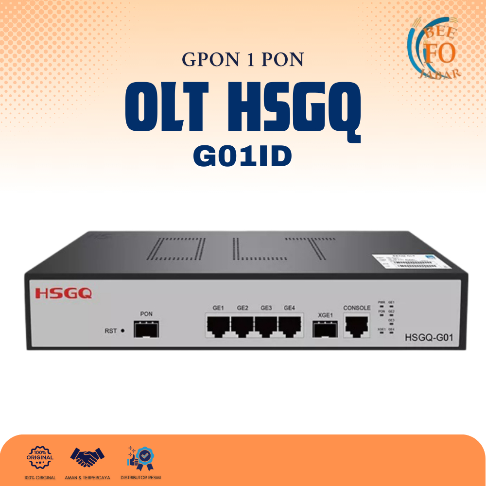 OLT GPON 1PON HSGQ G01ID Uplink 10G L3 Power AC/DC +SFP Gpon Module C+++ 8db 1 unit