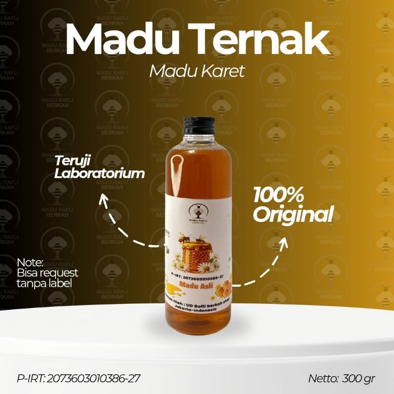 

MADU ASLI MADU NEKHTAR BUNGA KARET 300GRAM