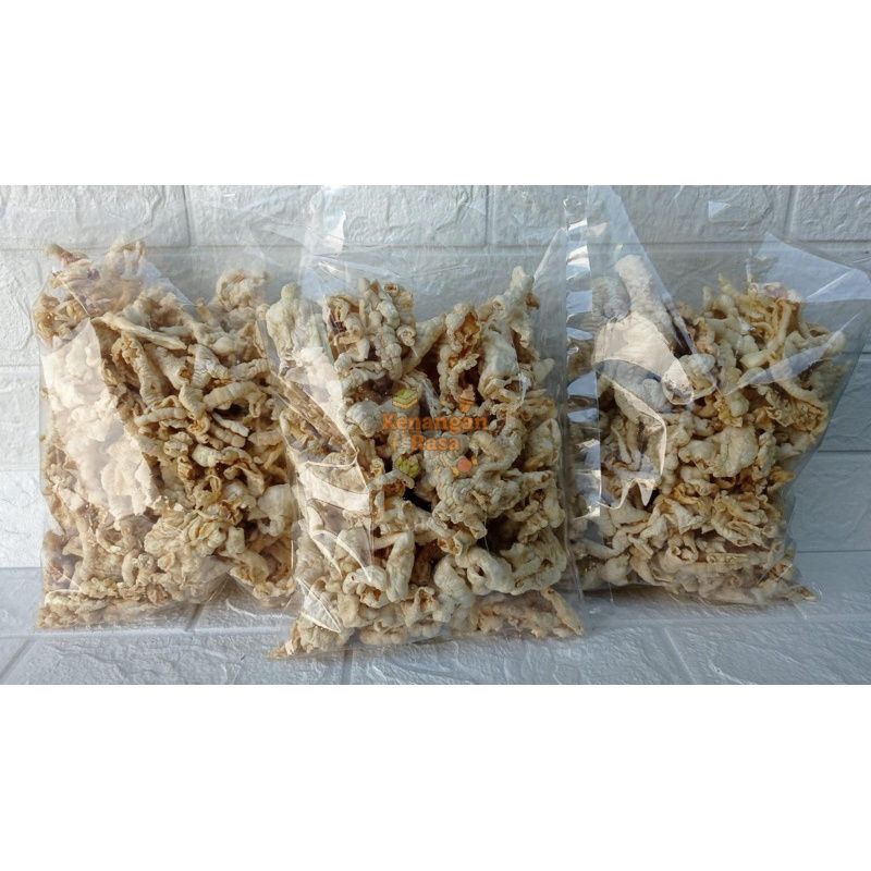 

Keripik Ceker Tanpa Tulang Berat 200 Gram