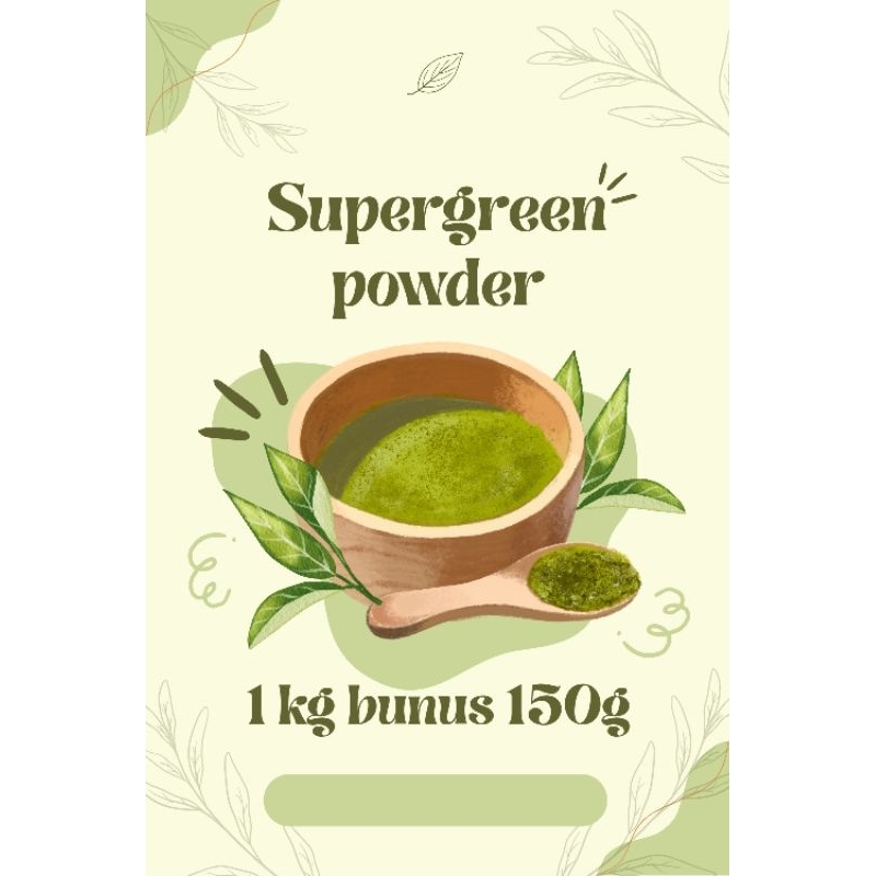 

the best bubuk hijau purlii kemasan 1 kg bonus 150g