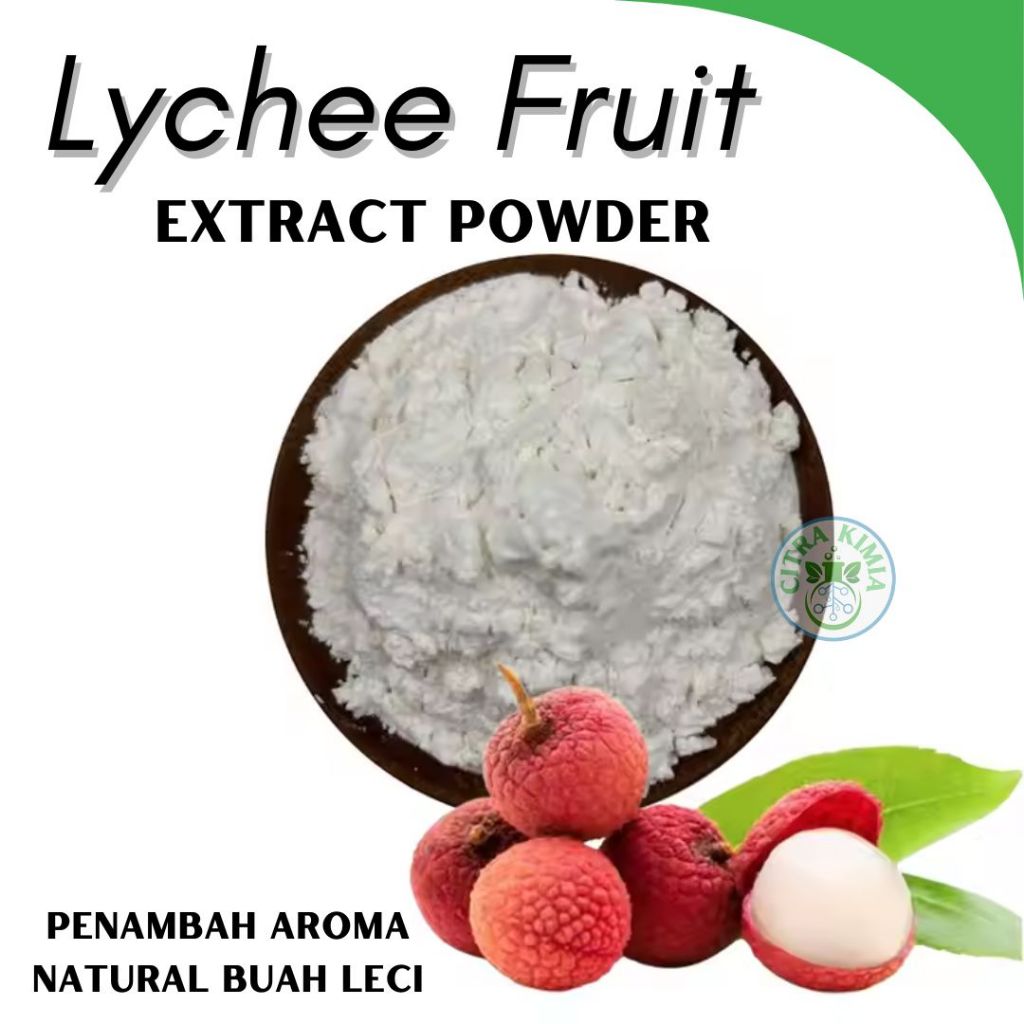 

Bubuk Ekstrak Buah Leci 25gr - Pewarna Makanan Minuman Kosmetik Alami Buah Leci - Extract Powder Lychee