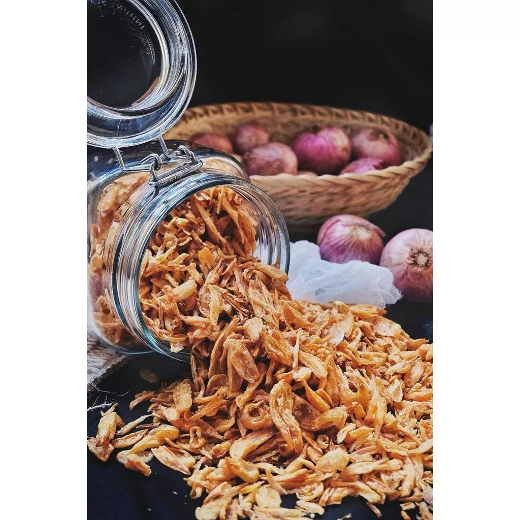 

Bawang Goreng Original Tanpa Pengawet Kriuk Gurih Manis/Bawang merah goreng Kemasan botol 150g
