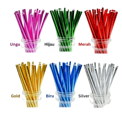 

Kertas Sampul Buku Marmer Metalik - Satuan Lembar