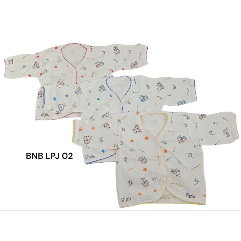 Baju Bayi Baru Lahir Lengan panjang Atasan Piama Bayi Newborn Baju Tidur Bayi Baju bayi newborn fluf