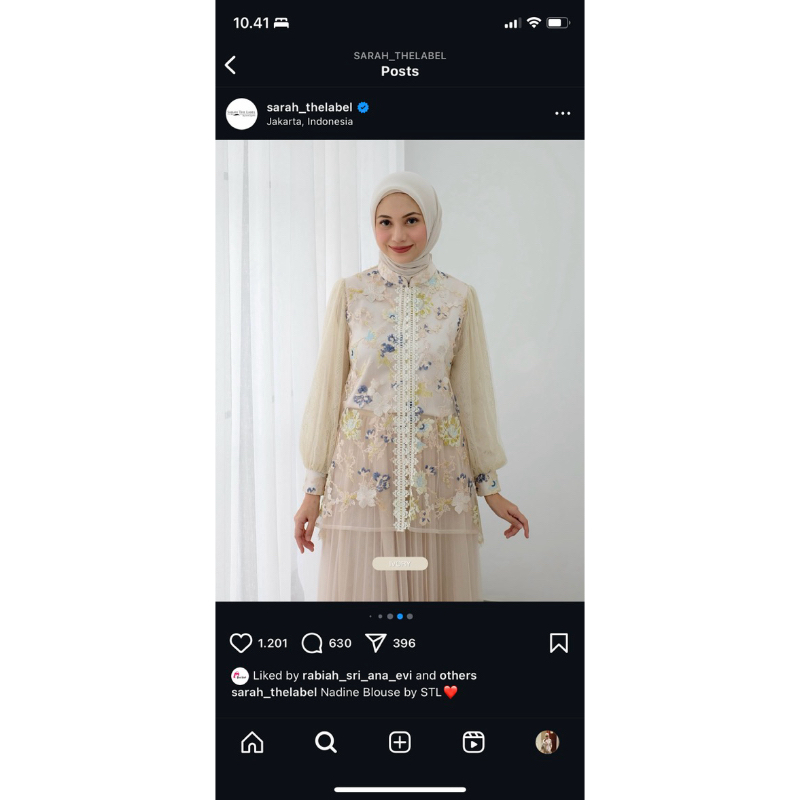 Nadine Blouse Sarah The Label