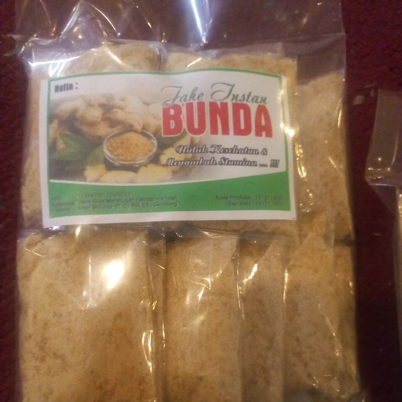 

jahe instan bunda