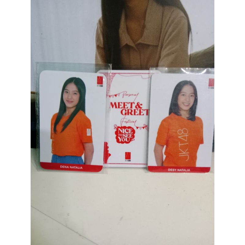 photocard nice to see you (ntsy) jkt48 100% official