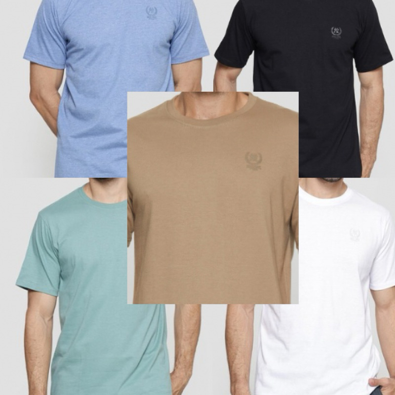 PAKET 5 PCS KAOS T-ZONE ORIGINAL POLOS ATAU MOTIF RONDOM