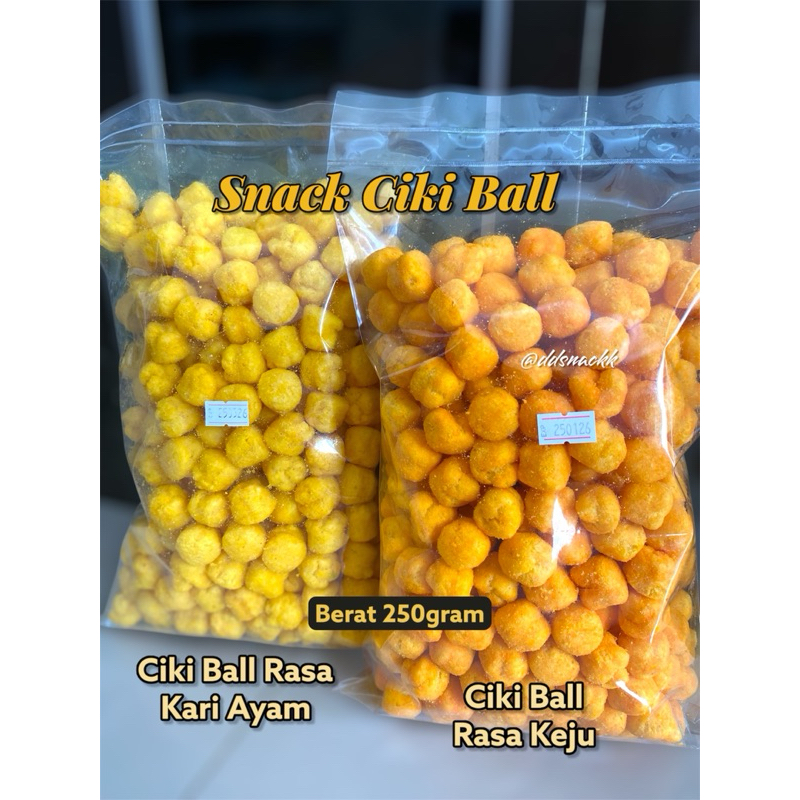 

SNACK CIKI BALL SUPER BALL RASA KARI AYAM KEJU 250GRAM