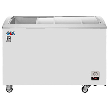 Sliding Glass Freezer GEA SD-303 303 Liter 330 Watt 4 Rak