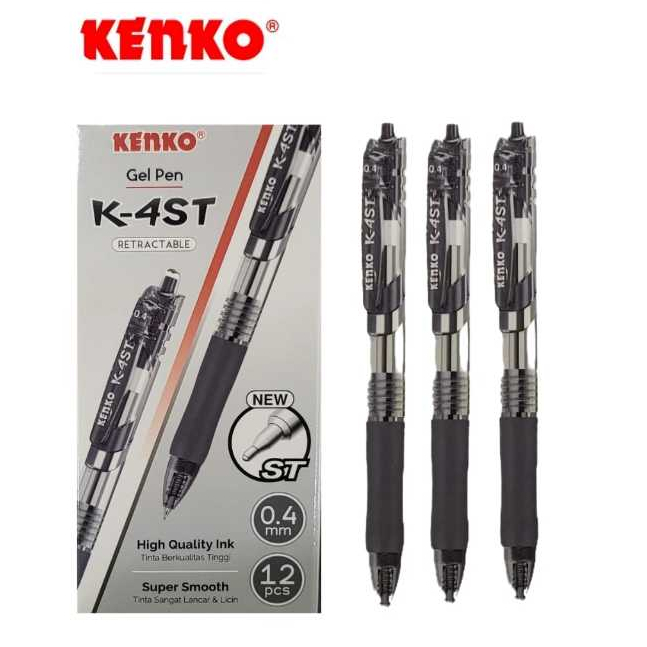 

KENKO GEL PEN K-4 ST 0.4MM BLACK