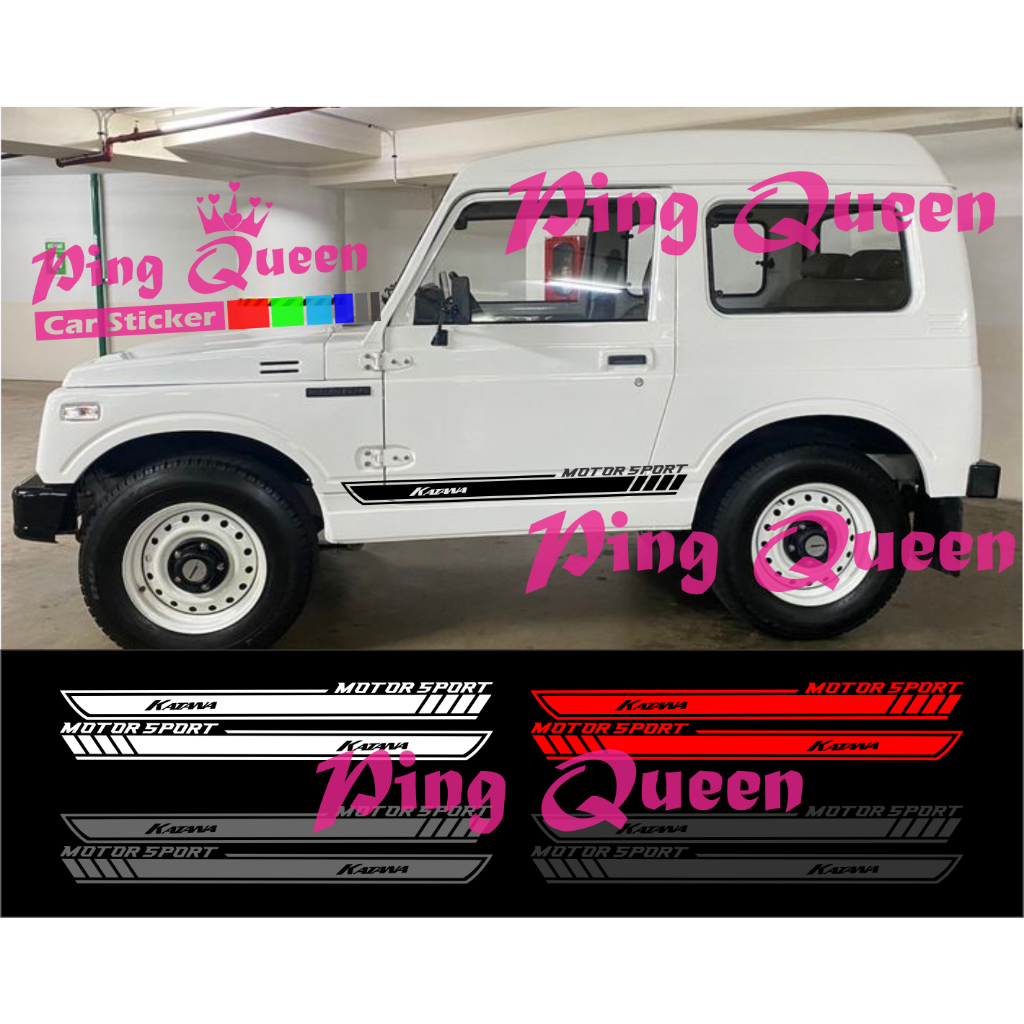 Sticker stiker mobil katana cutting sticker mobil suzuki katana sticker mobil terbaru