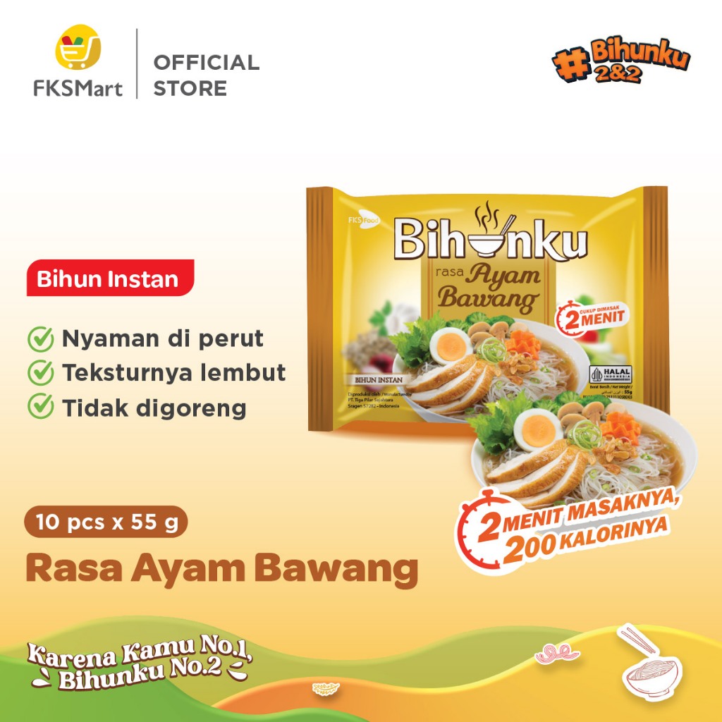 

Bihunku Ayam Bawang Paket Isi 10