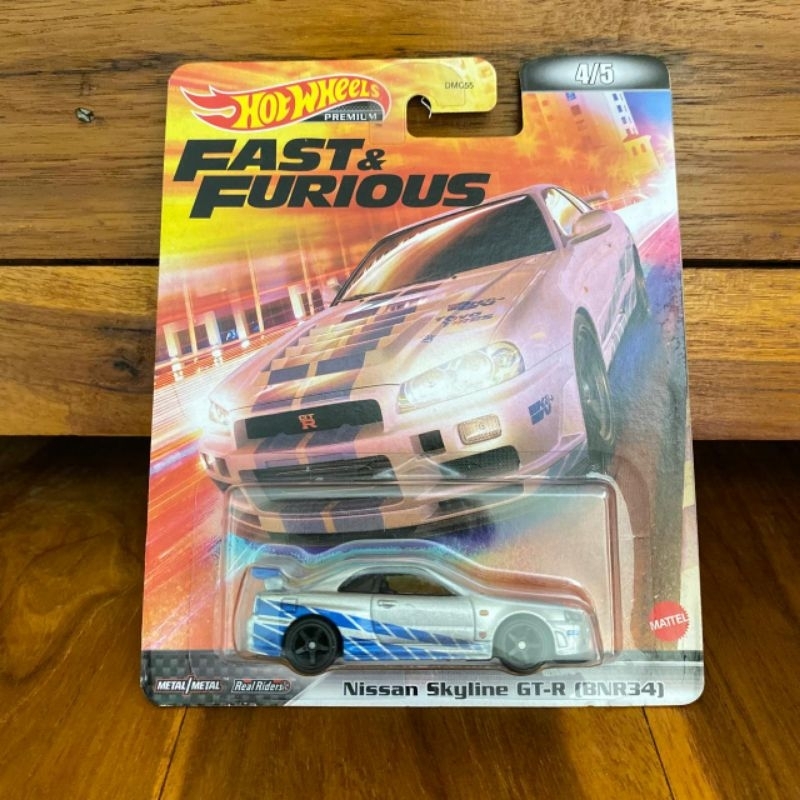 Hotwheels Fast And furious R34 Brian Premium mulus