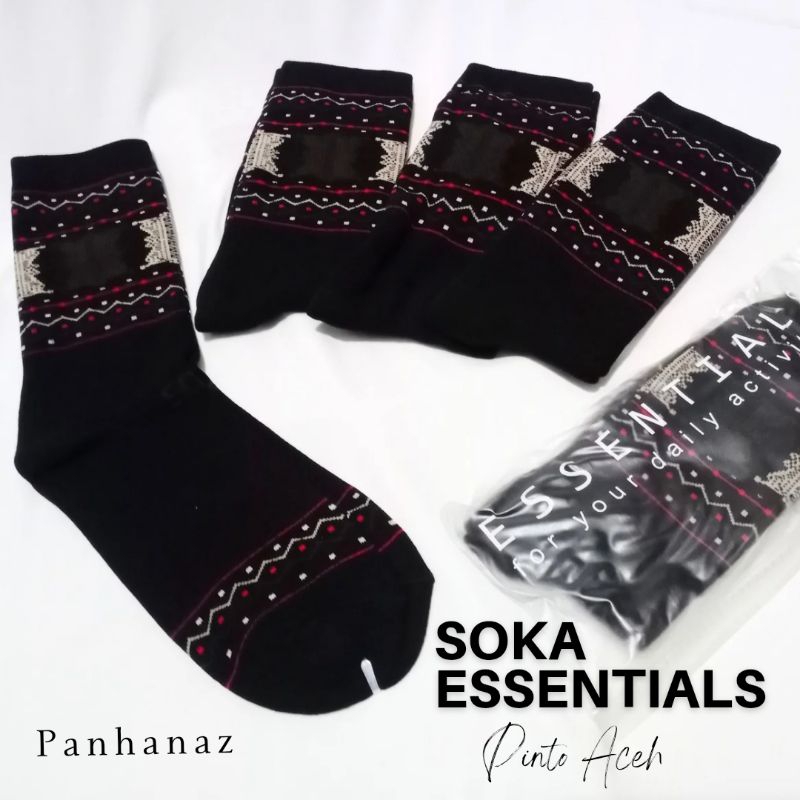 Kaos Kaki SOKA Essentials|Kaos Kaki Jempol Motif - SOKA Kaos Kaki - Essentials Pinto Aceh-  Kaos Kak