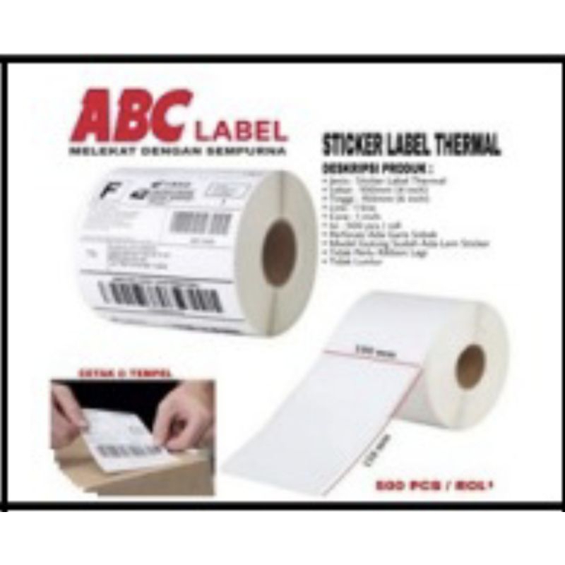

Label Thermal ABC 100*150mm (1roll)