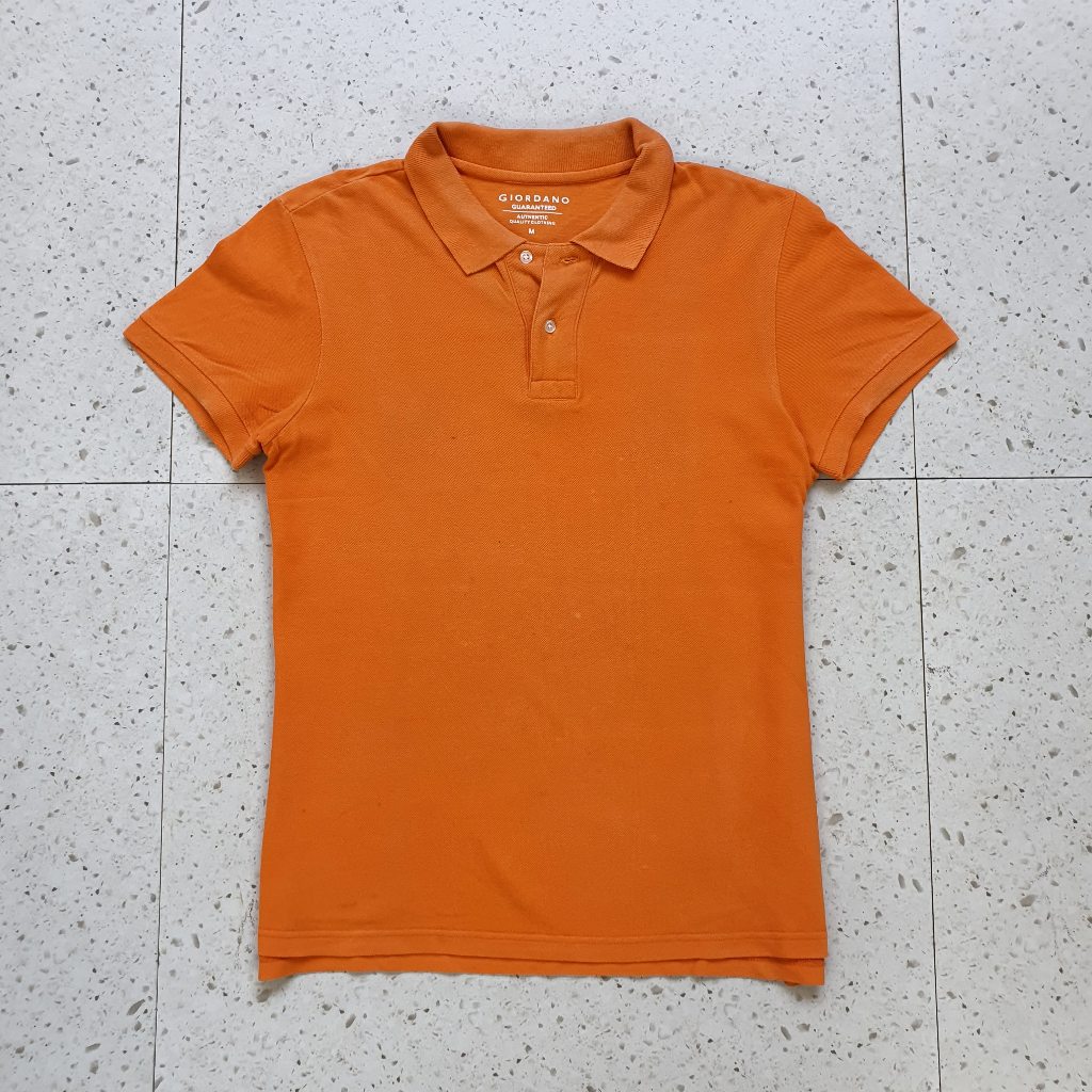 Baju Kaos Polo Giordano / Size S - LD 48 cm / Bekas - Second - Preloved