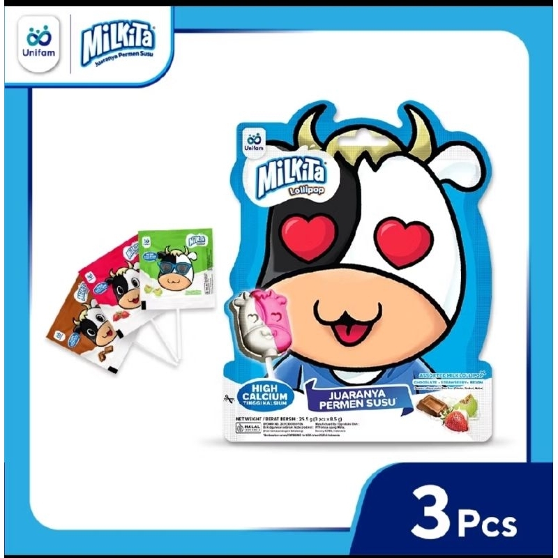 

Permen Milkita milki Lollipop CSM (biru)
