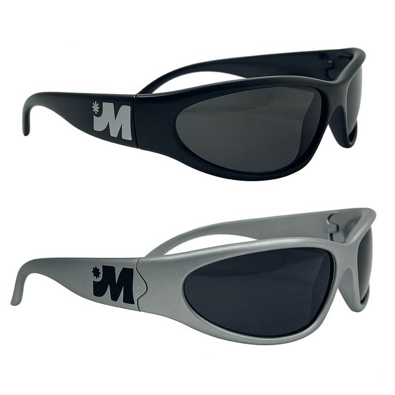 MOTTA KACAMATA STEAMPUNK kacamata pria hitam silver GLASSES BOLD