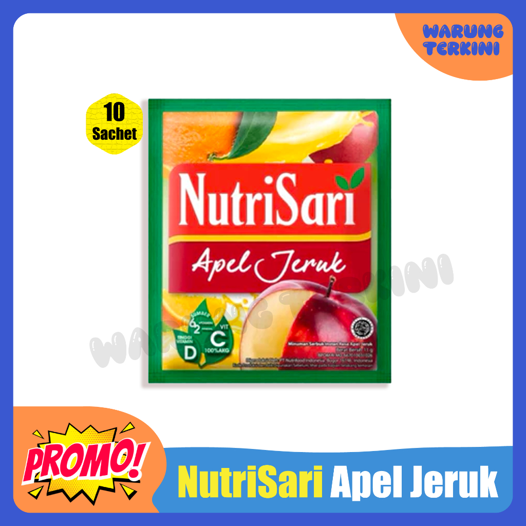 

Nutrisari Apel Jeruk 1 Renceng || Minuman Menyegarkan