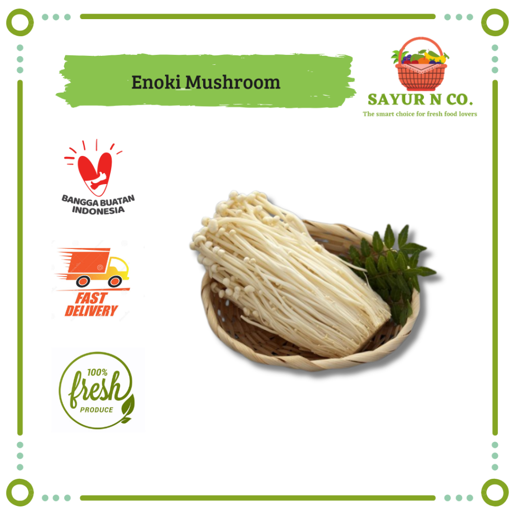 

Jamur Enoki Segar 100gr | Sayur N Co Bekasi