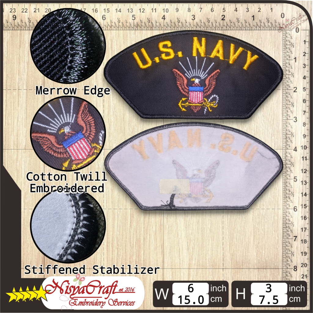 NCEP0102-0542 USN USMC USAF US ARMY United States Navy Airforce Marines Corp  HAT | CAPS | Bordir