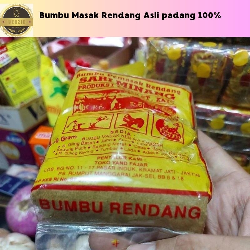 

Sari Minang 500g Bumbu Rendang Masakan Padang Asli Minang