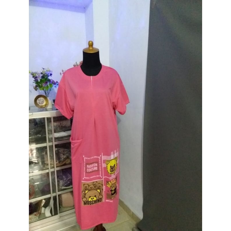 Daster panjang motif / daster kaos