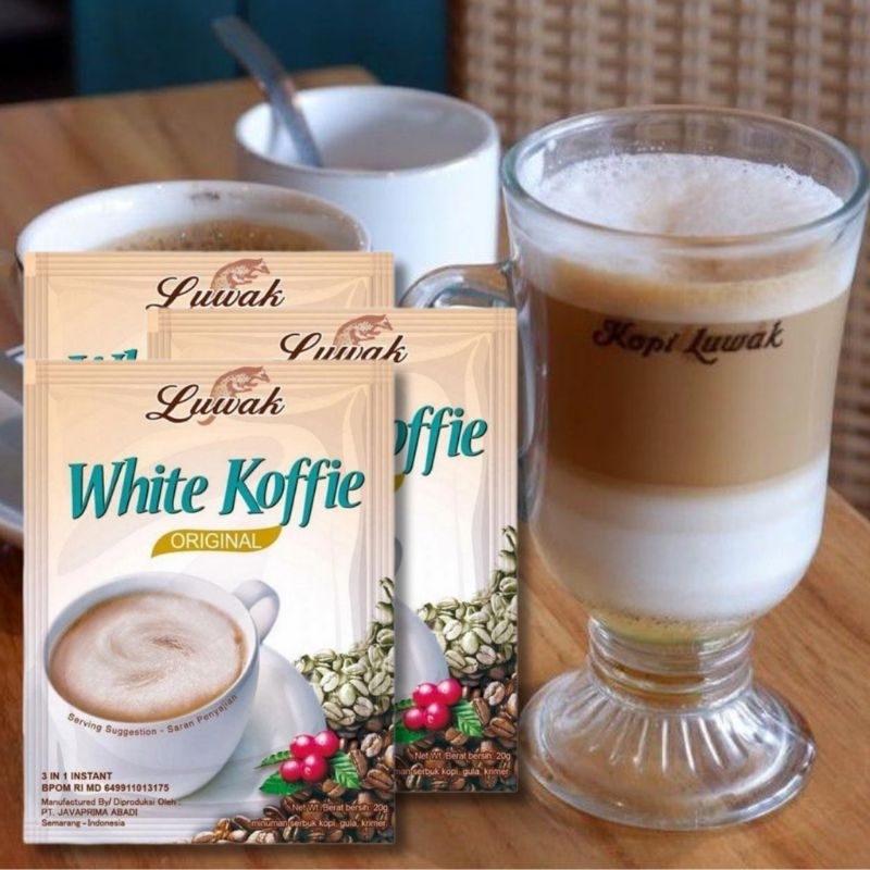

Luwak White Coffee Original Renceng Isi 20 Sachet
