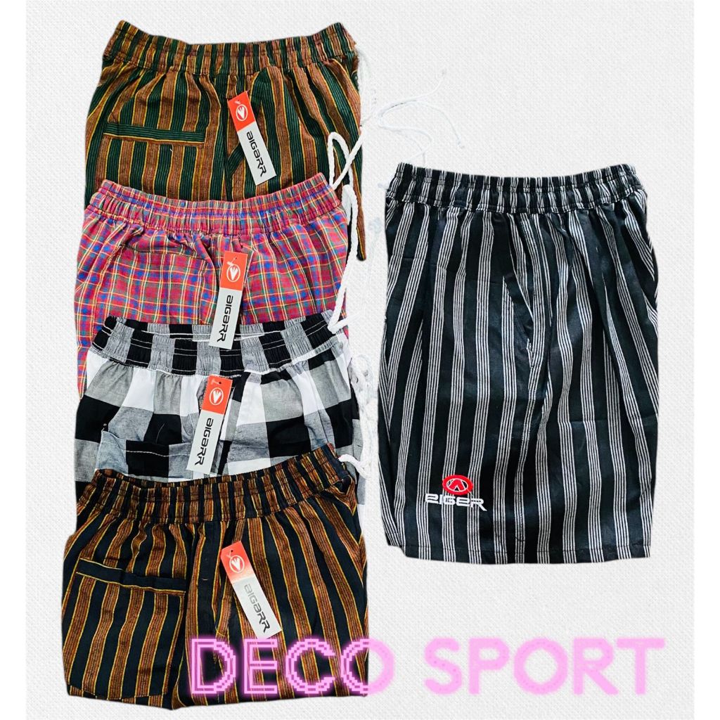 DECO SPORT Celana Pendek Pria/Wanita/Celana Kolor Pria/Boxer/Kolor/ Remaja Dewasa/Bahan katun