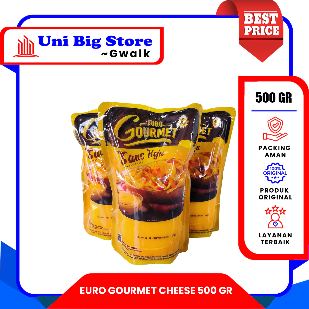 

EURO GOURMET SAUS KEJU CHEESE SAUCE - 500 gr