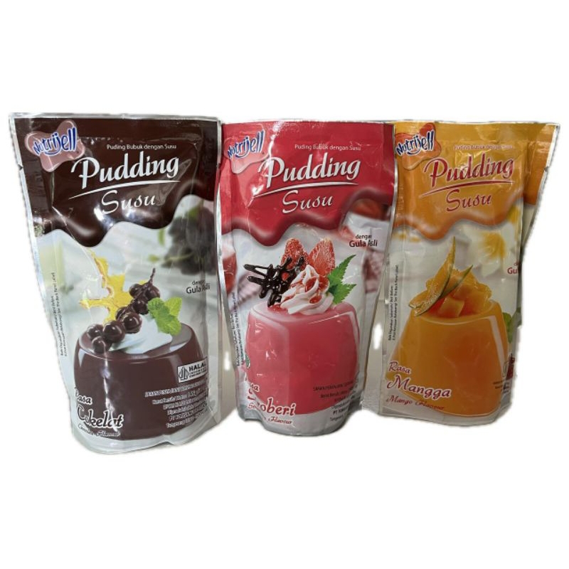 

Nutrijell Pudding Susu 145 g All Variant Rasa / Pudding Susu Nutrijell