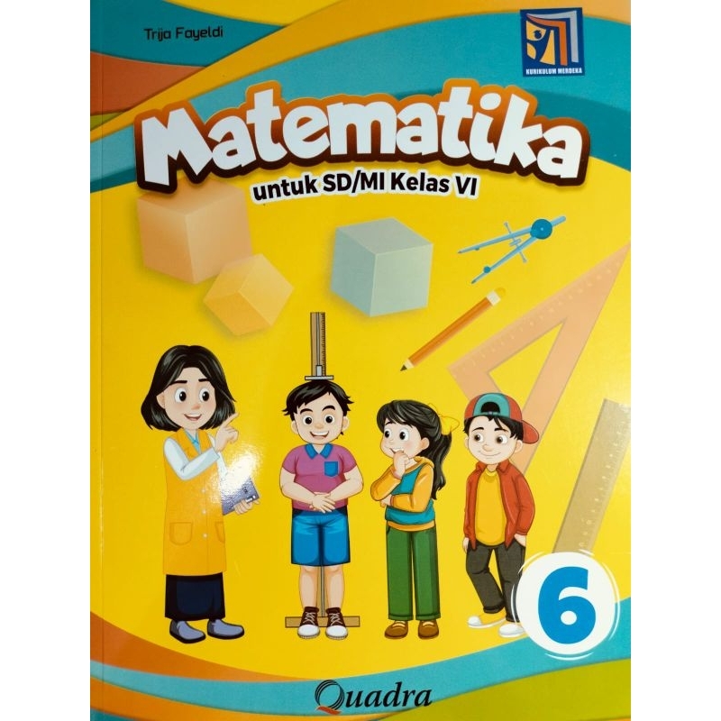Matematika Kelas 6 SD Penerbit Quadra Edisi Revisi