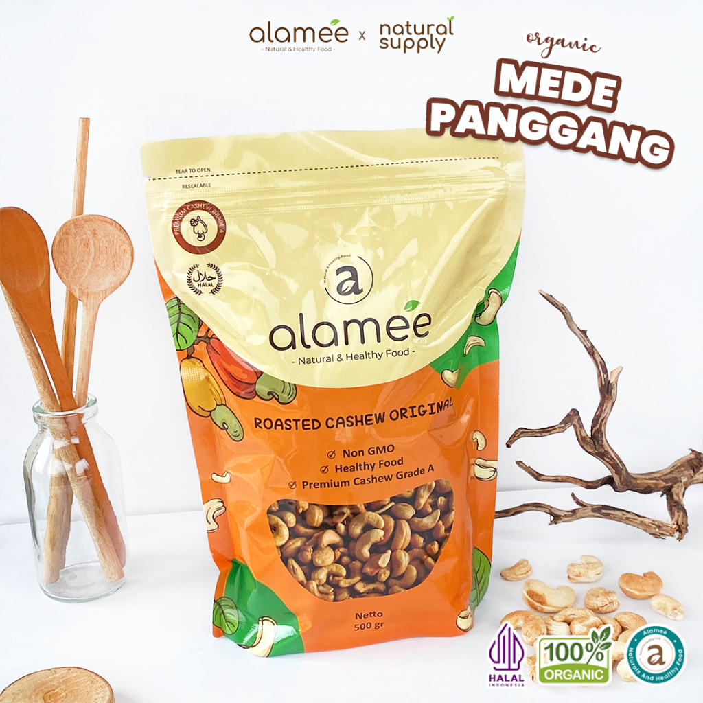 

Kacang Mede Mete Mente Panggang Roast Roasted Cashew Premium Grade A Oven Matang