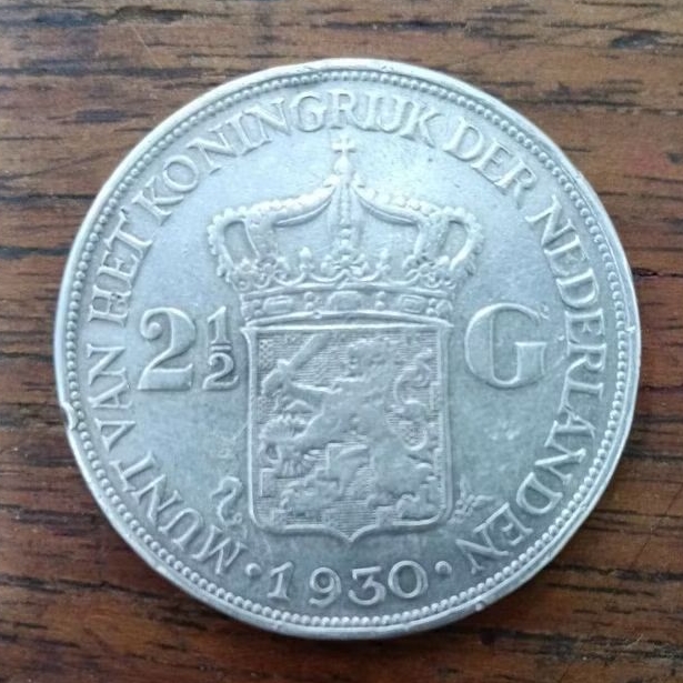 koin Wilhelmina 2.5G thn 1930