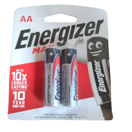 Energizer Max AA Isi 2 Battery Baterai Batere Energizer AA