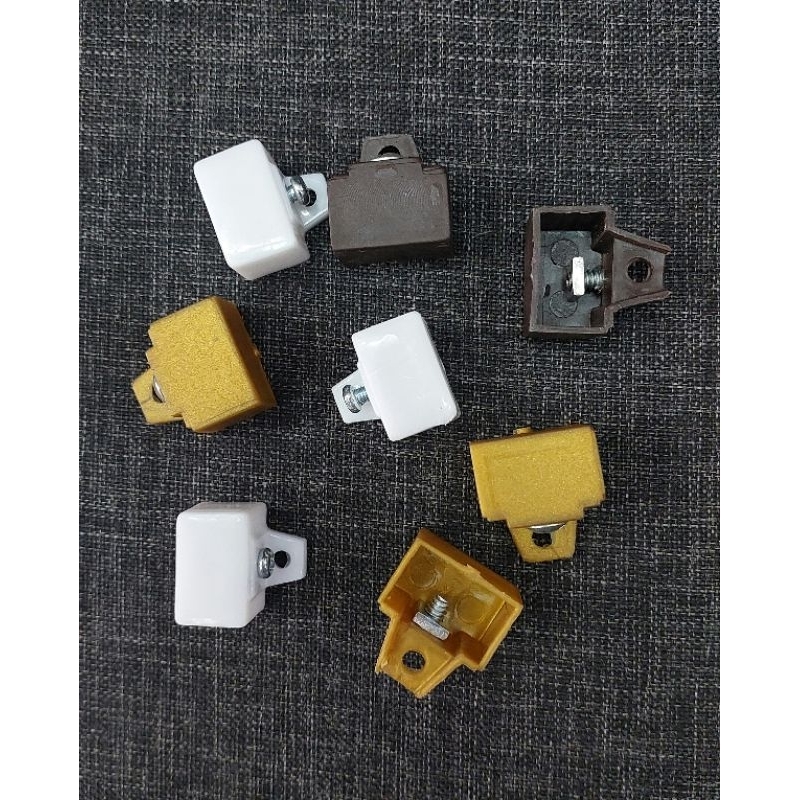 Penutup rel alumunium/ujung plastik rel/tutup sekerup