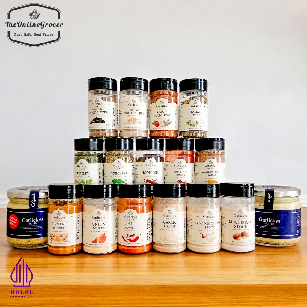

Garlickys - Aneka Bumbu Dapur Premium / Premium Cooking Spices & Seasonings | Tanpa Pengawet