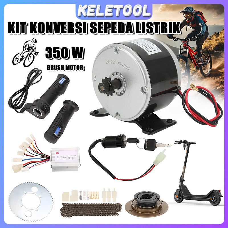 ⭐COD⭐MY1025 220W  Brushed Dinamo sepeda listrik  Mesin motor High-Speed 11 Gigi 250W-350W 2750RPM  P