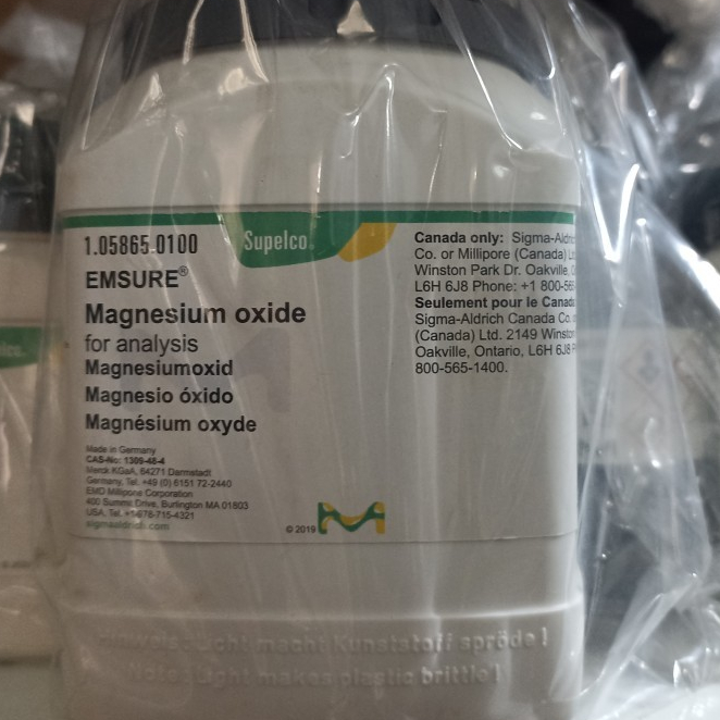 Magnesium oxide / MgO for analysis Merek 100g