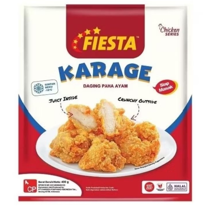 

Fiesta Ayam Karage Frozen / Chicken Karage | Berat Bersih 400gr