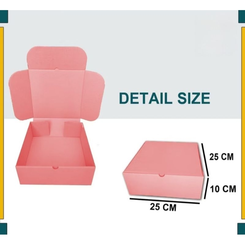 

Kotak Kardus Die Cut Warna 25x25x10cm