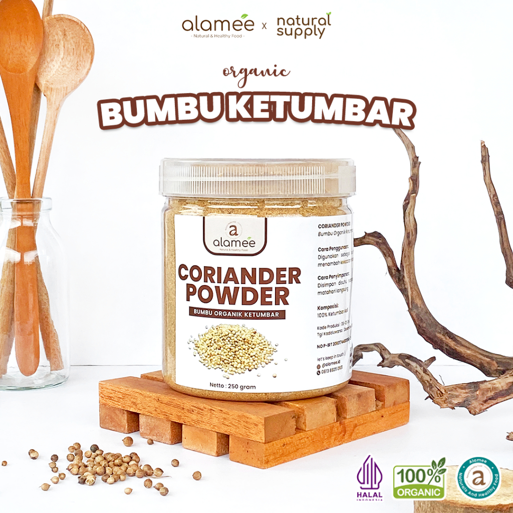 

Ketumbar Bubuk Organik Bumbu Masak Dapur Masakan Instan Coriander Seasoning Powder Murni AsliOrganik