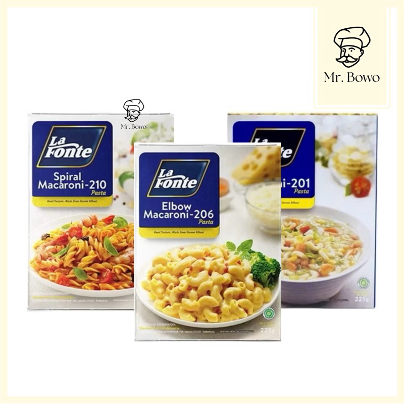 

La Fonte Macaroni Pasta (3 Varian) (225g)