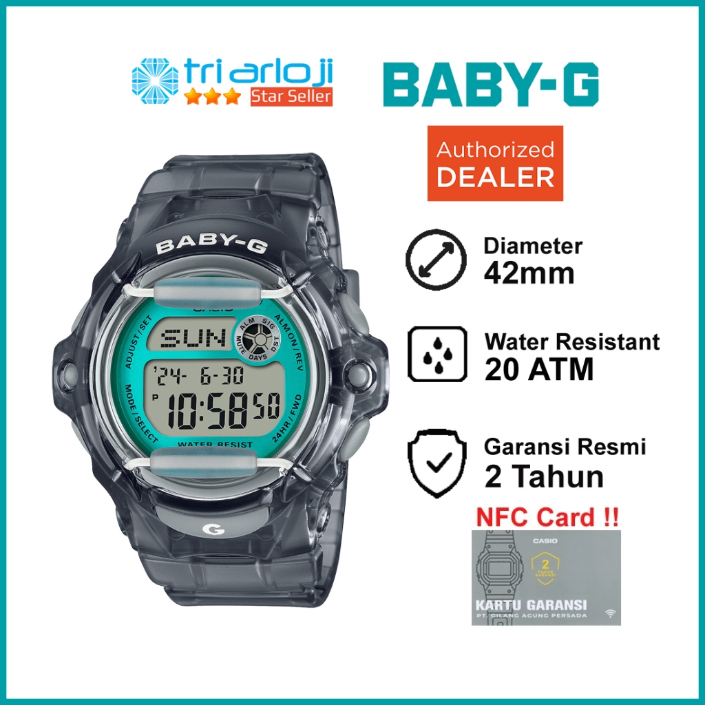 Casio Baby-G BG-169U-8BDR Jam Tangan Digital Wanita BG-169U-8B BabyG BG169 BG169U