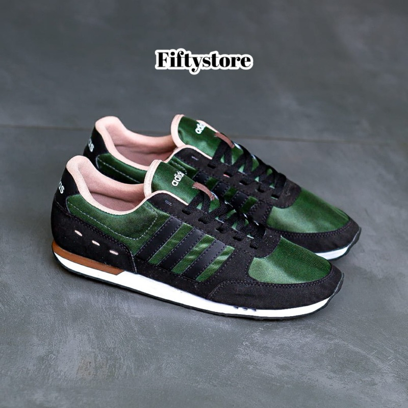 Adidas Neo City Racer Green Black