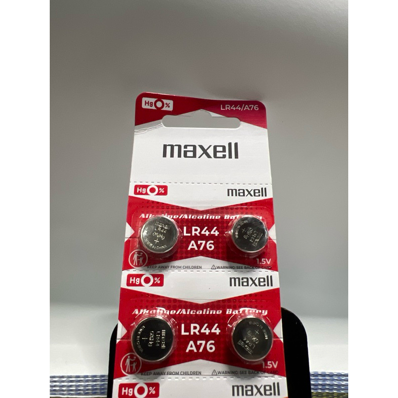 Baterai LR44 Maxell