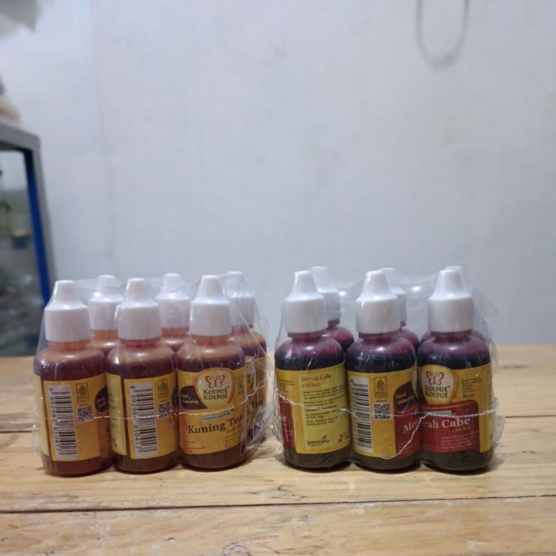 

Pewarna makanan koepoe-koepoe 30ml, pewarna pangan